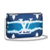 Louis Vuitton LV Women LV Escale Pochette Double Zip-Blue
