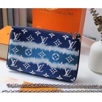 Louis Vuitton LV Women LV Escale Pochette Double Zip-Blue