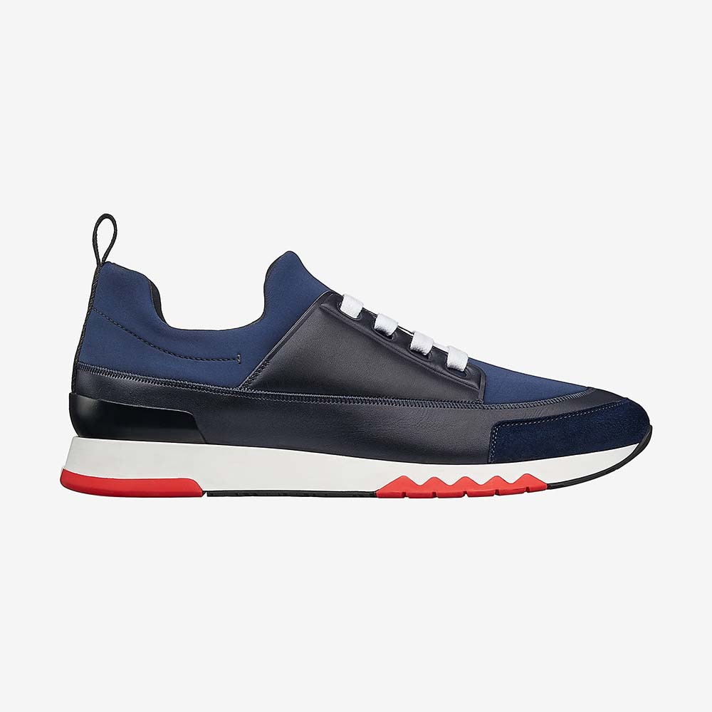 Hermes Men Shoes Stadium Sneaker-Blue