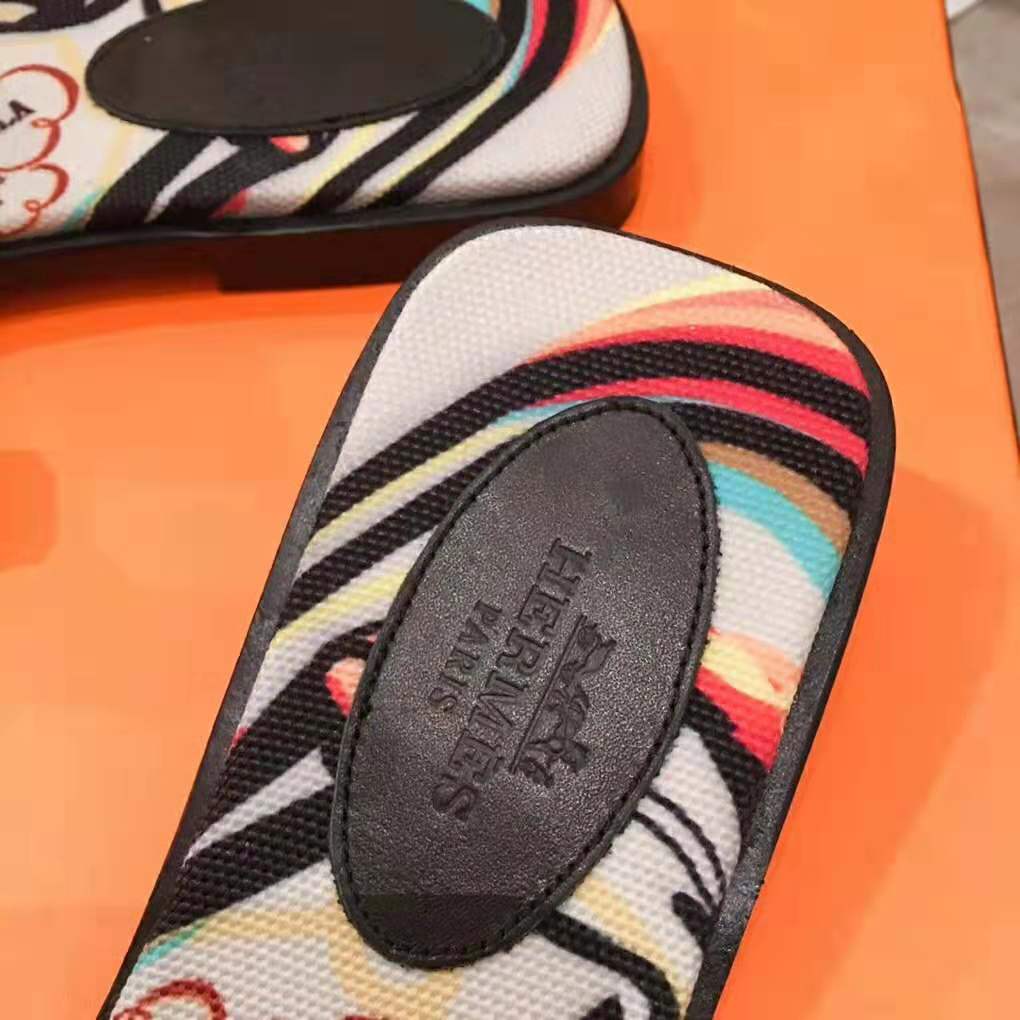 Hermes Quality Dupe Women Oran Sandal Suede Goatskin Palladium Plated Studs Iconic "H" - Image 10