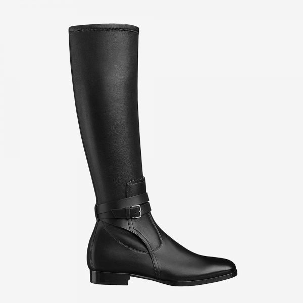 Hermes Women Shoes Soria Boot-Black