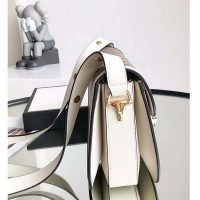 Gucci GG Women Gucci 1955 Horsebit Small Shoulder Bag-White