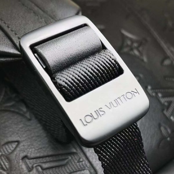 Louis Vuitton LV Unisex Sprinter Backpack Monogram Shadow Cowhide Leather (11)