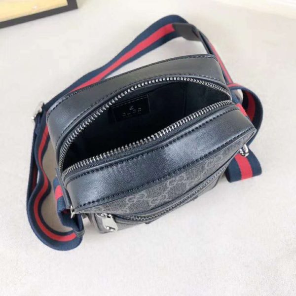 Gucci GG Men GG Black Messenger GG Supreme Canvas (1)