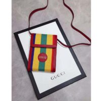 Gucci GG Unisex Baiadera Stripe Canvas Mini Bag Stripe Print