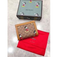 Gucci GG Unisex Disney x Gucci Card Case Wallet-Brown