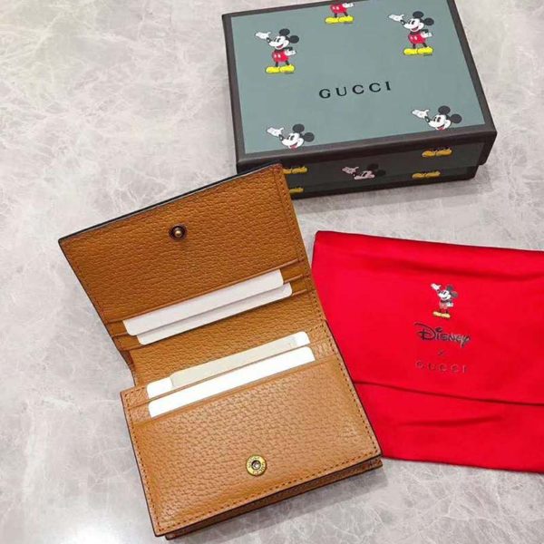 Gucci GG Unisex Disney x Gucci Card Case Wallet-Brown (6)