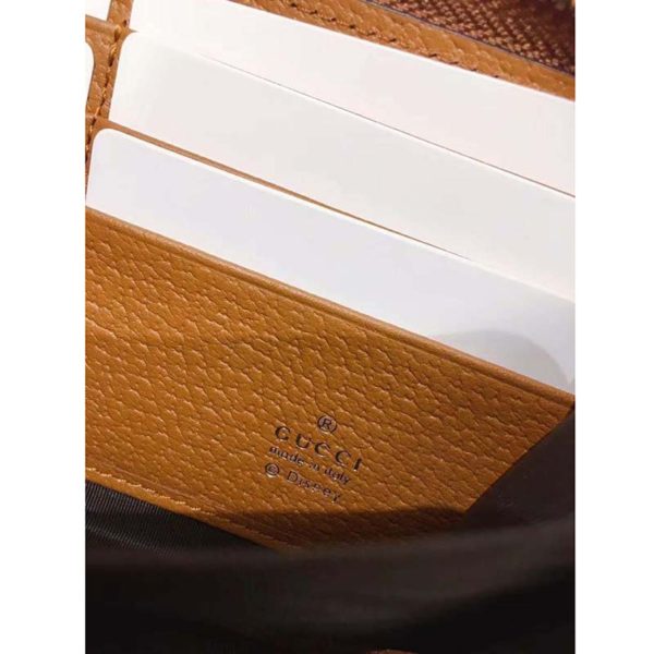 Gucci GG Unisex Disney x Gucci Zip Around Wallet-Brown (6)