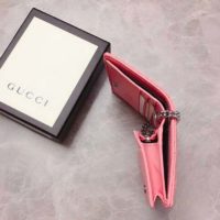 Gucci GG Unisex GG Marmont Card Case Wallet Matelassé Chevron