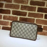 Gucci GG Unisex GG Travel Pouch with Interlocking G-Beige