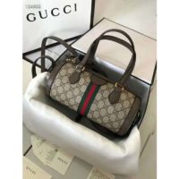 Gucci GG Unisex Ophidia GG Small Boston Bag Supreme Canvas