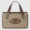 Gucci GG Women Gucci Horsebit 1955 Small Top Handle Bag-Beige