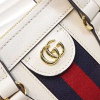 Gucci GG Women Ophidia Small GG Tote Bag White Leather