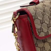 Gucci Women GG Marmont Mini Top Handle Bag Matelassé Original Canvas