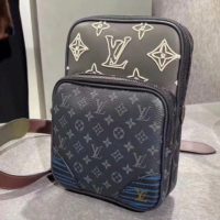 Louis Vuitton LV Men Amazone Sling Bag Monogram Eclipse Canvas