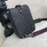 Louis Vuitton LV Men Amazone Sling Bag Monogram Eclipse Canvas