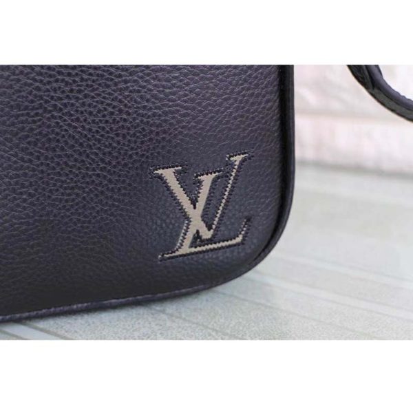 Louis Vuitton LV Men Danube Slim PM City Bag-Black (7)