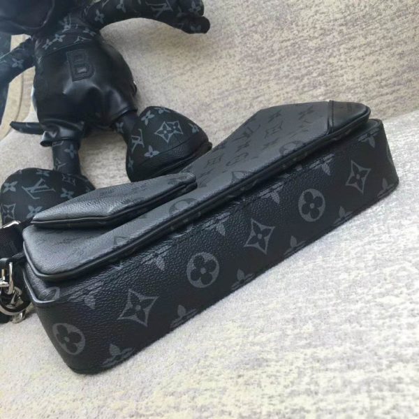 Louis Vuitton LV Men Trio Messenger Bag Monogram Eclipse Canvas (15)