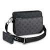 Louis Vuitton LV Men Trio Messenger Bag Monogram Eclipse Canvas