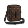 Louis Vuitton LV Unisex Christopher Wearable Wallet Monogram Macassar Coated Canvas