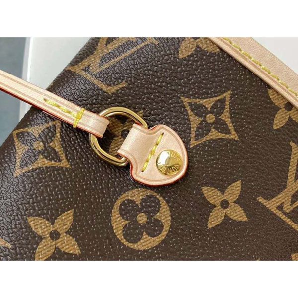 Louis Vuitton LV Unisex Neverfull MM Bag in Monogram Canvas (7)