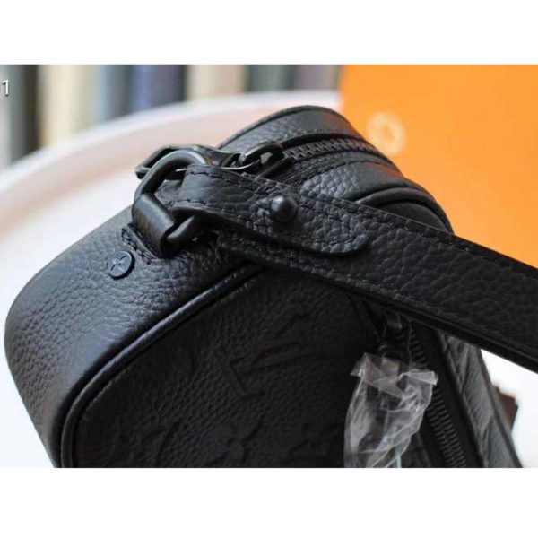 Louis Vuitton LV Unisex Pochette Volga Bag Taurillon Cowhide Leather (5)