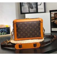 Louis Vuitton LV Unisex Soft Trunk Bag Monogram Coated Canvas-Brown