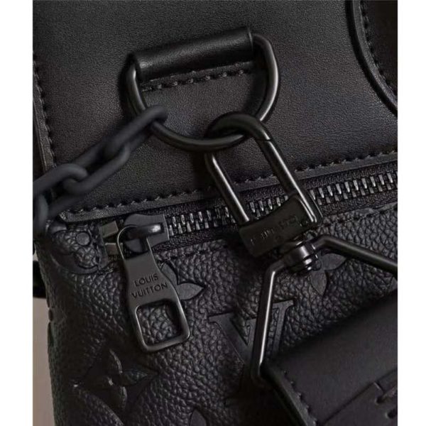Louis Vuitton LV Unisex Steamer PM Bag Taurillon Cowhide Leather (10)