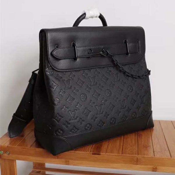 Louis Vuitton LV Unisex Steamer PM Bag Taurillon Cowhide Leather (5)
