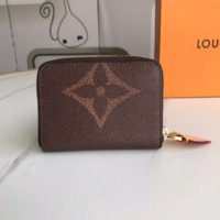 Louis Vuitton LV Unisex Zippy Coin Purse Giant Monogram Coated Canvas