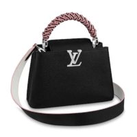 Louis Vuitton LV Women Capucines BB Black Taurillon Leather