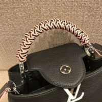 Louis Vuitton LV Women Capucines BB Black Taurillon Leather