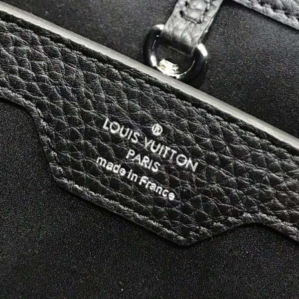 Louis Vuitton LV Women Capucines BB Black Taurillon Leather (9)