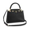 Louis Vuitton LV Women Capucines PM Taurillon Leather in Black