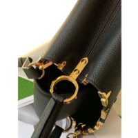 Louis Vuitton LV Women Capucines PM Taurillon Leather in Black