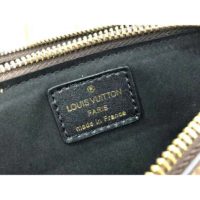 Louis Vuitton LV Women Double Zip Pochette Monogram Giant Reverse Canvas