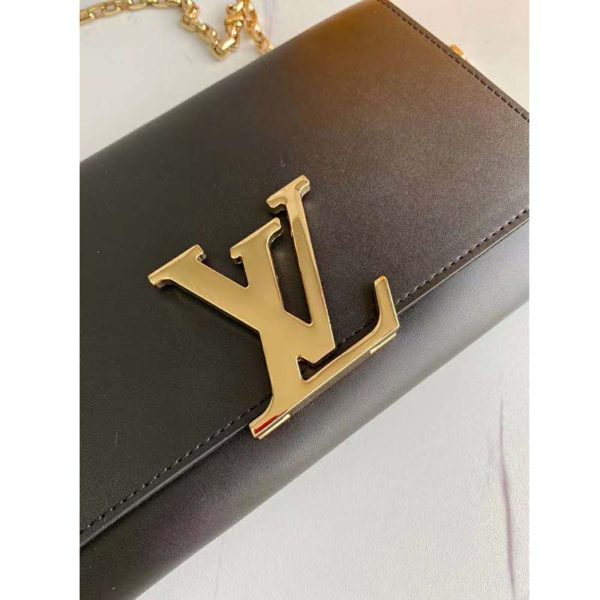 Louis Vuitton LV Women Louise Chain GM Smooth Patent Calfskin (5)