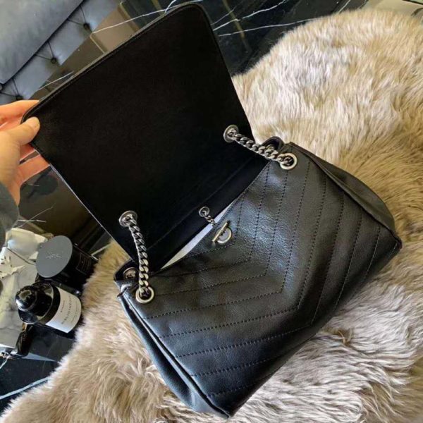 Saint Laurent YSL Women Nolita Small Bag Vintage Leather-Black (7)