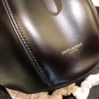 Saint Laurent YSL Women Saffiano Leather Mini Shoulder Bag-Black