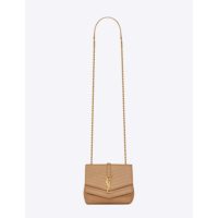 Saint Laurent YSL Women Sulpice Small in Matelasse Leather-Sandy