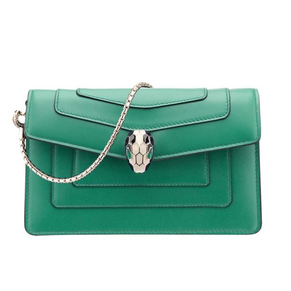 Bvlgari Women Serpenti Forever Mini Bag-Green 1