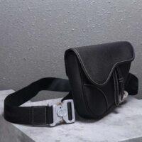 Dior Men Saddle Bag in Black Calfskin 1