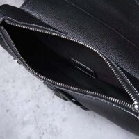 Dior Men Saddle Bag in Black Calfskin 1