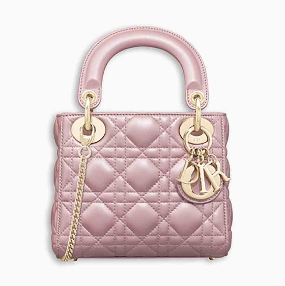 Dior Timeless Mini Lady Dior Bag in Lambskin