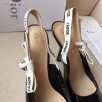 Dior Women J’adior Slingback in Black Patent Calfskin Leather in 10 cm Heel 1