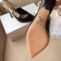 Dior Women J’adior Slingback in Black Patent Calfskin Leather in 10 cm Heel 1