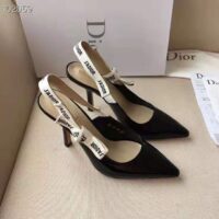 Dior Women J’adior Slingback in Black Patent Calfskin Leather in 10 cm Heel 1