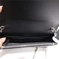 Saint Laurent YSL Women Kate Chain and Tassel Bag in Black Textured Leather 1