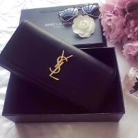 Saint Laurent YSL Women Kate Clutch in Grain De Poudre Embossed Leather 1