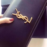 Saint Laurent YSL Women Kate Clutch in Grain De Poudre Embossed Leather 1